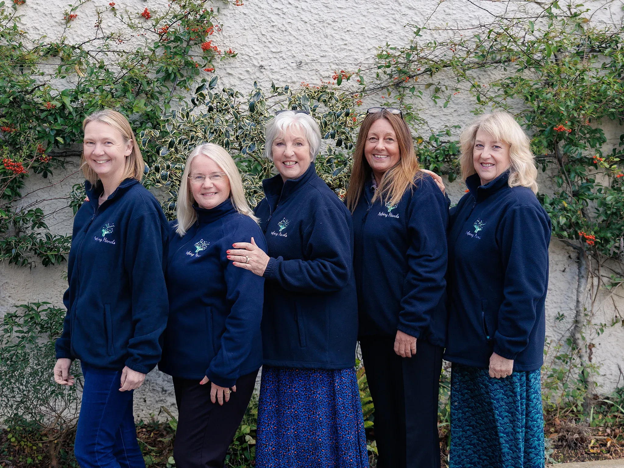 The Helping Hands team together
